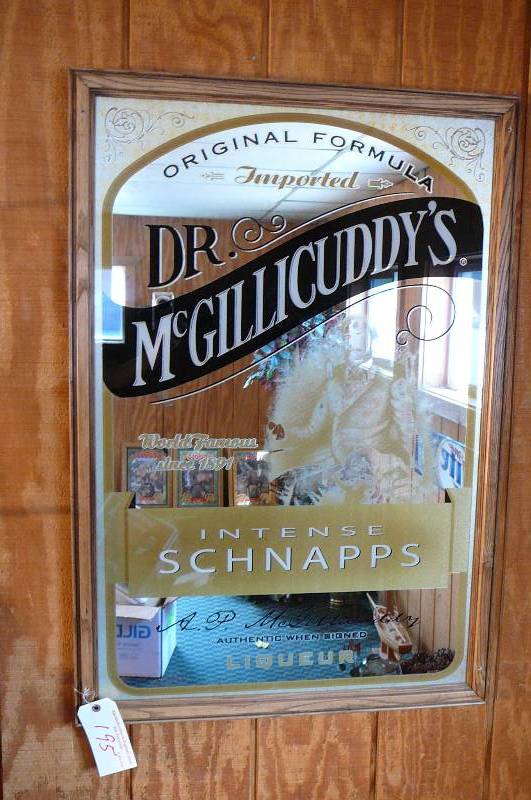 lot 195 image: Mirror Sign McGillicuddys