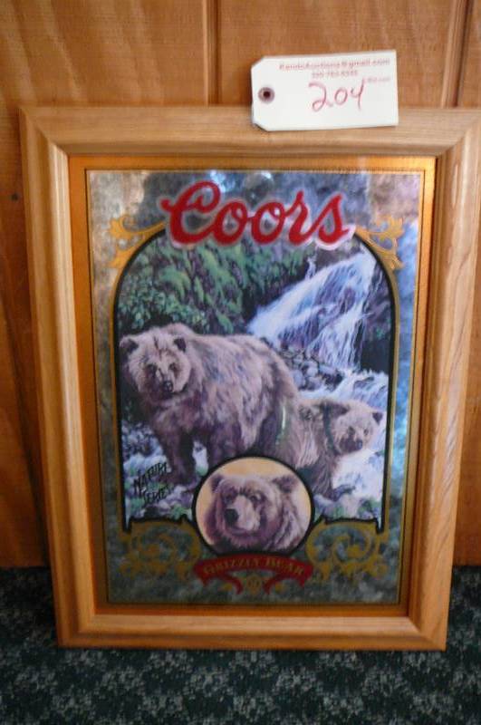lot 204 image: Coors Nature Grizzly Bear #6