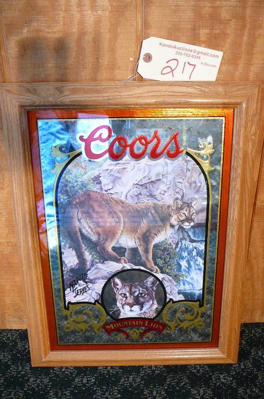 lot 217 image: Coors Mountain Lion #3