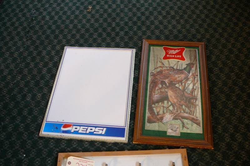 lot 224 image: Miller High Life Pheasants & Dry Erase Boards