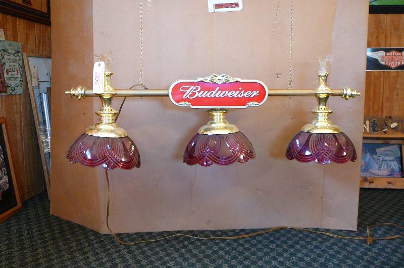 lot 225 image: Budweiser Pool Table Light