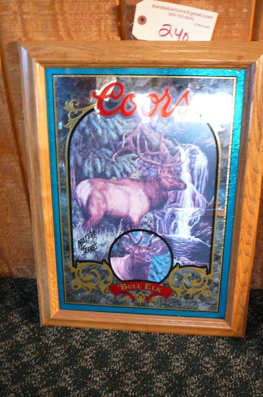 lot 240 image: Coors nature Series  #5 Bull Elk