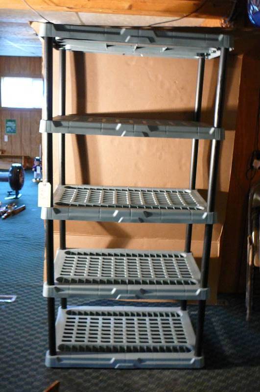 lot 263 image: Plastic Rack 36 w x
