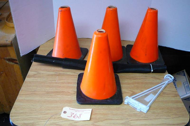 lot 368 image: Orange Cones