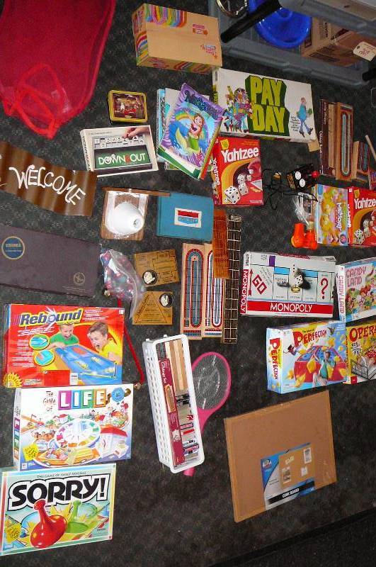 lot 370 image: Lot of Games- Sorry, Life, Rebound