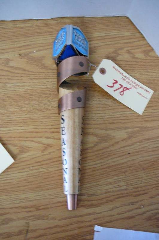 lot 378 image: Tap Handle Samuel Adams