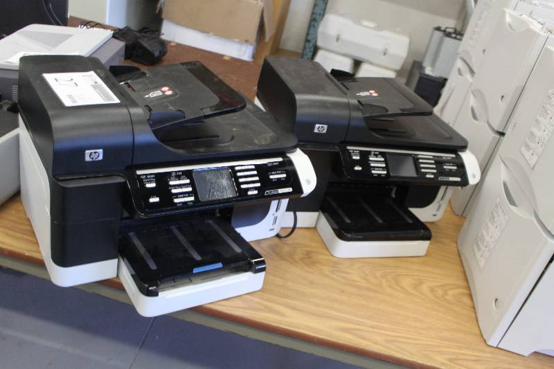 lot 27 image: Lot of (2) HP OfficeJet Pro 8500 Wireless Printers