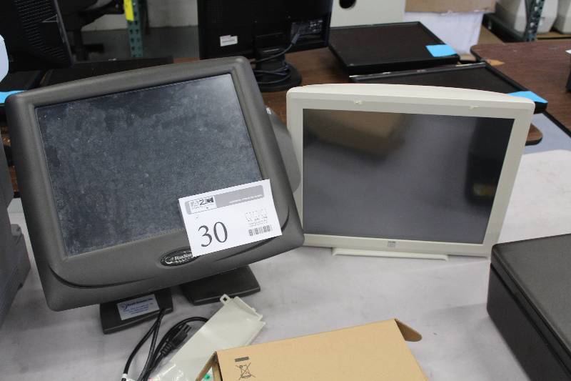 lot 30 image: Lot of (2) Computer Monitors Includes 1) Radiant Series P1520 AND 1) Tyco Elo TouchSystems