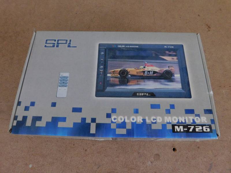 lot 83 image: NEW SPL Color LCD Monitor, 7.2 Screen, M726