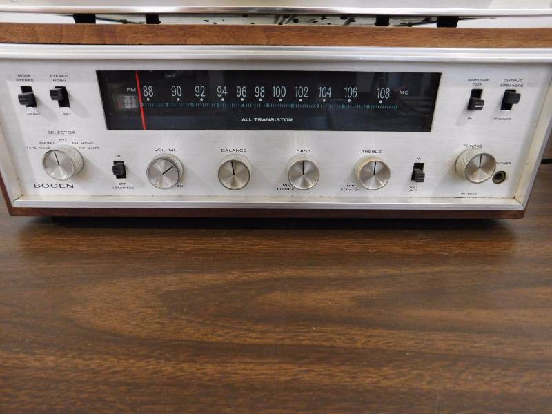 lot 92 image: Bogen RT6000 FM Radio and Bogen BR350 Mixer