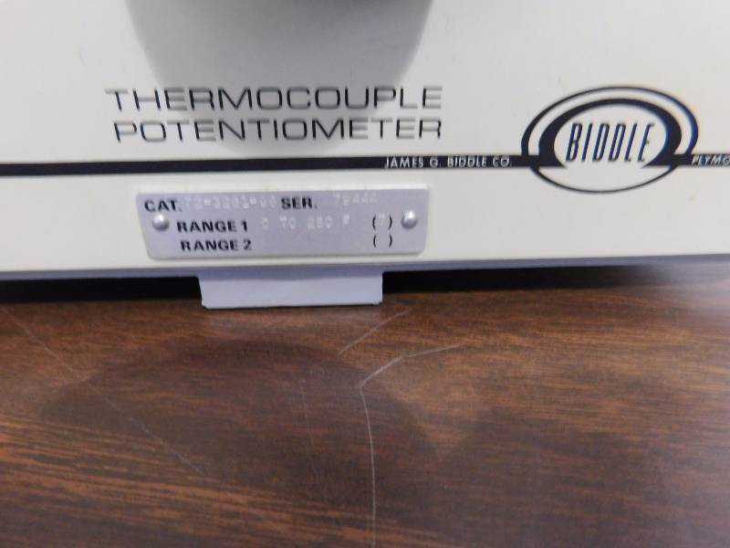 lot 108 image: Biddle Thermocouple Potentiometer