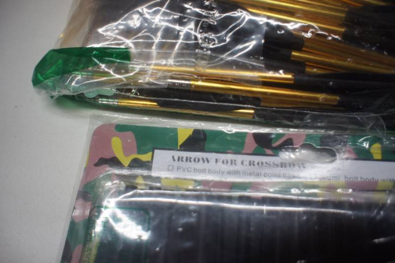 lot 329 image: (Lot of 7) Ace Martial Arts 60 Pistol Crossbow Arrows 50 - 80 Lb