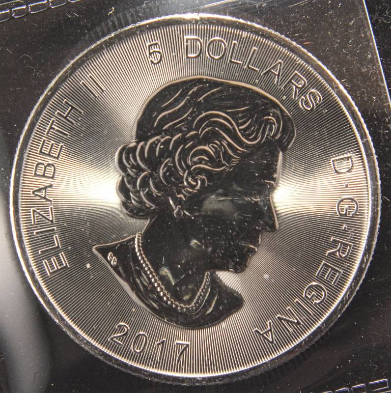 2017 CANADA SILVER LYNX 1 TROY OZ. .9999 FINE SILVER