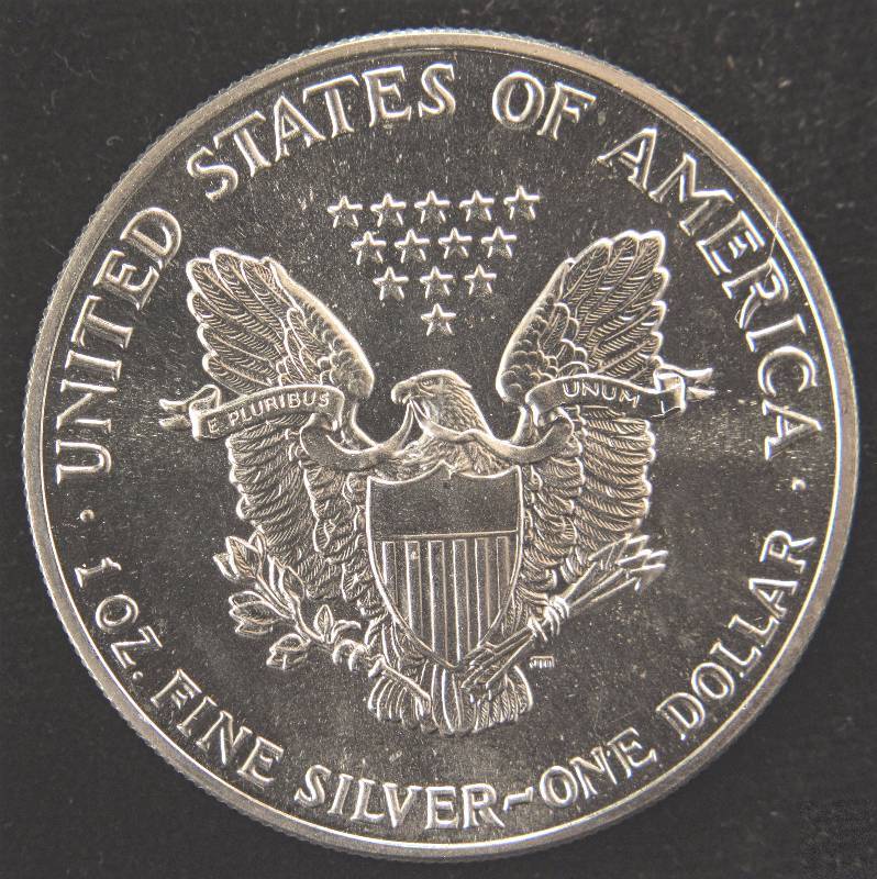 1989 AMERICAN SILVER EAGLE .999 FINE SILVER 1 TROY Oz.