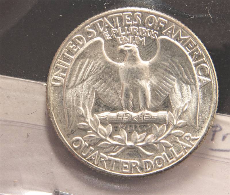 1955 PROOF WASHINGTON SILVER QUARTER