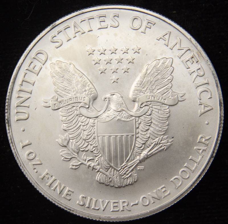 2005 AMERICAN SILVER EAGLE 1 TROY OZ. .999 FINE SILVER DOLLAR