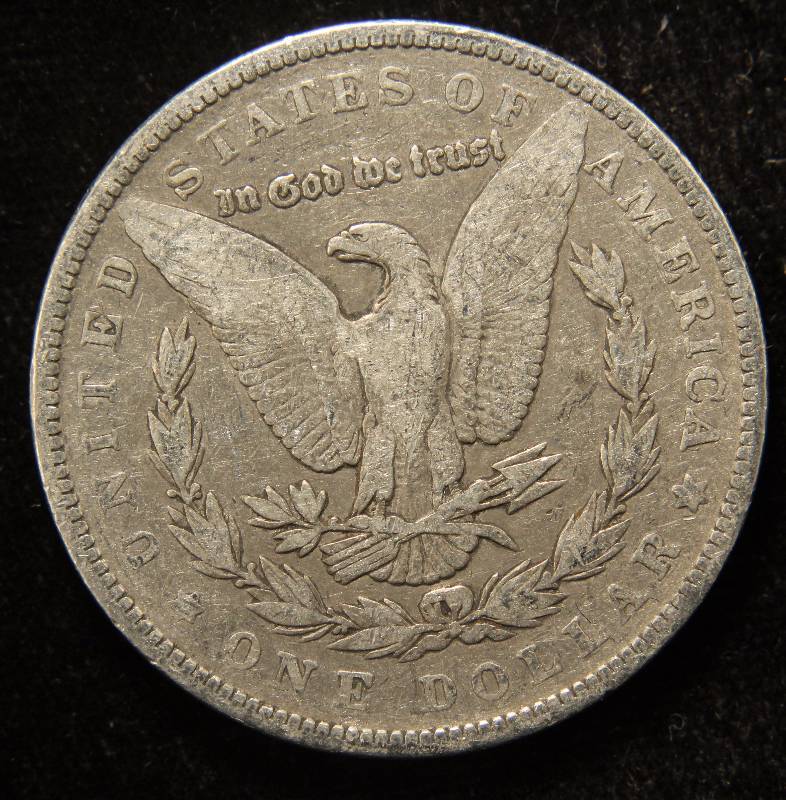 1892 MORGAN SILVER DOLLAR FINE