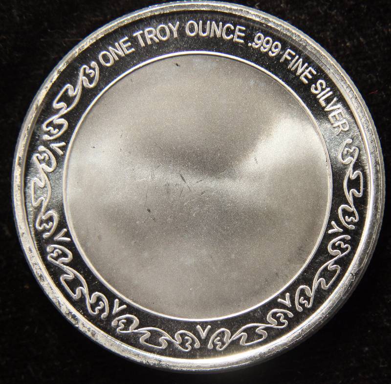 1 TROY OZ. .999 FINE SILVER LIBERTY ROUND