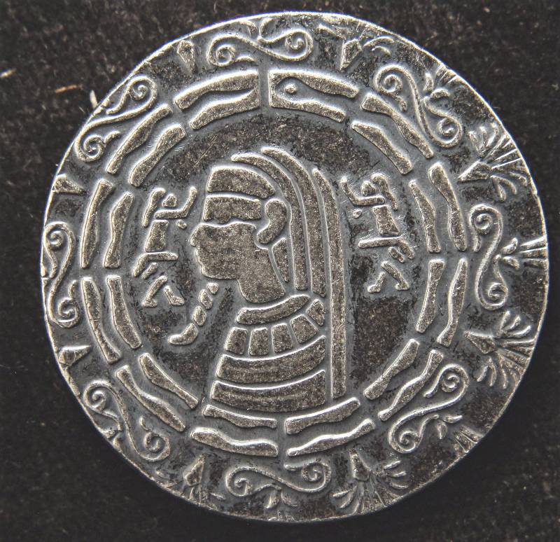 12 OZ. .999 FINE SILVER RELIC EGYPTIAN PHARAOH BY MONARCH METALS