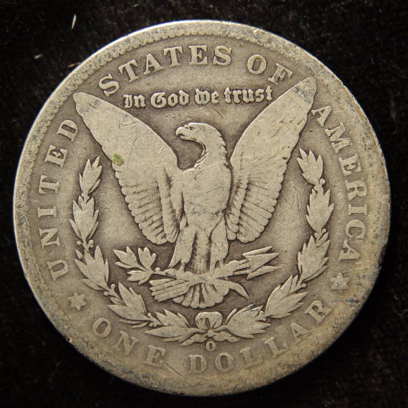 1886-O MORGAN SILVER DOLLAR VG