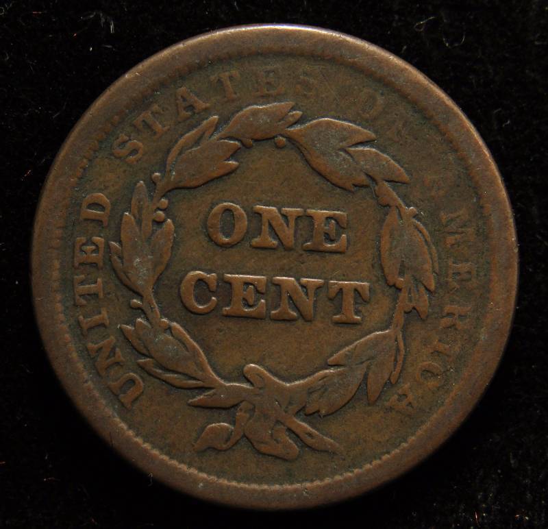 1841 CORONET LARGE CENT GOOD