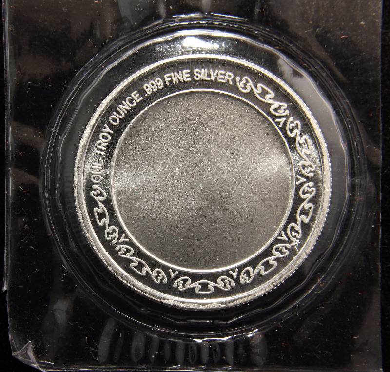 1 TROY OZ. .999 FINE SILVER PRAYING HANDS DESIGN SEALED
