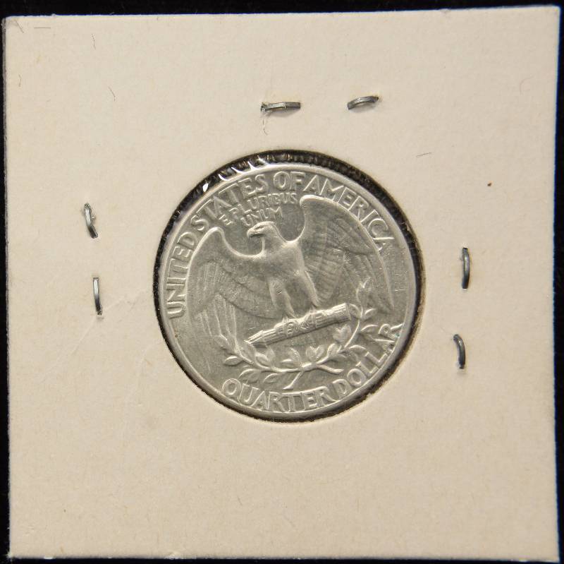 1962 WASHINGTON QUARTER SILVER AU