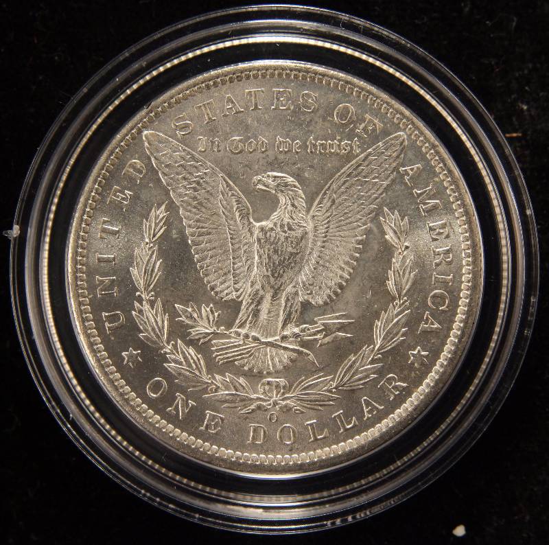 1885 MORGAN SILVER DOLLAR UNC IN AIRTIGHT