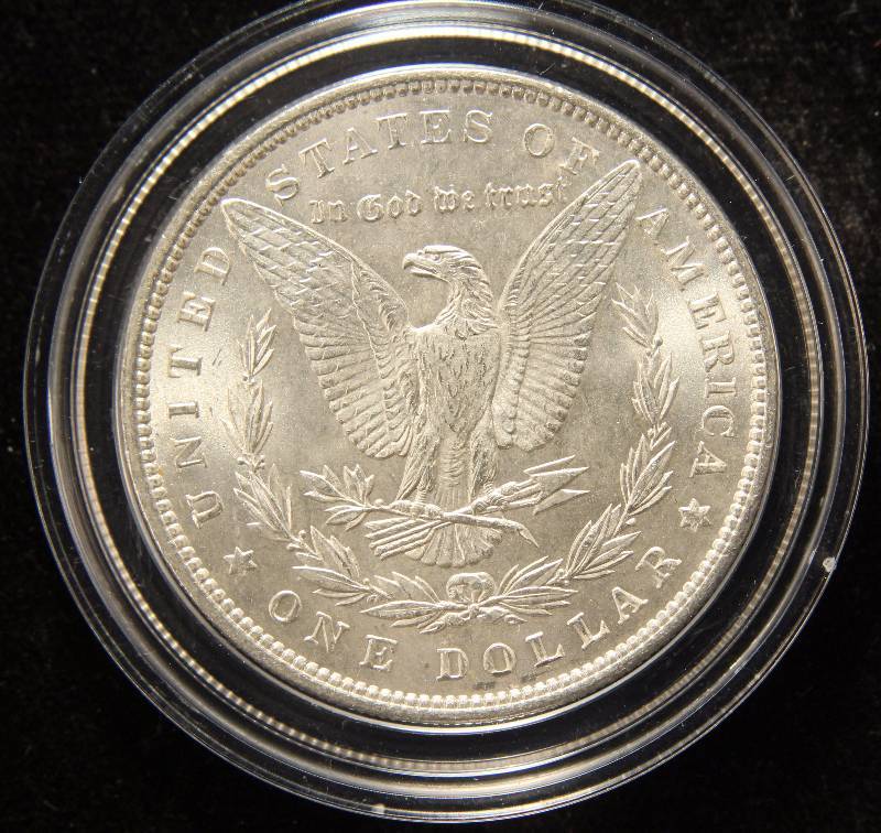 1897 MORGAN SILVER DOLLAR BU UNC IN AIRTIGHT