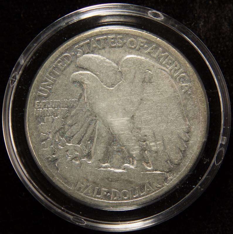 1934 WALKING LIBERTY VG IN AIRTIGHT