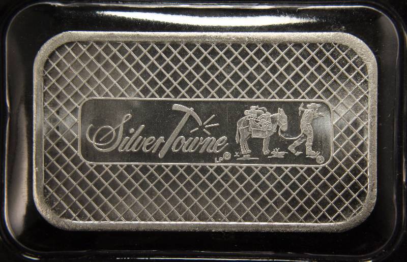 1 TROY OZ. .999 FINE SILVER BAR PROSPECTOR SEALED