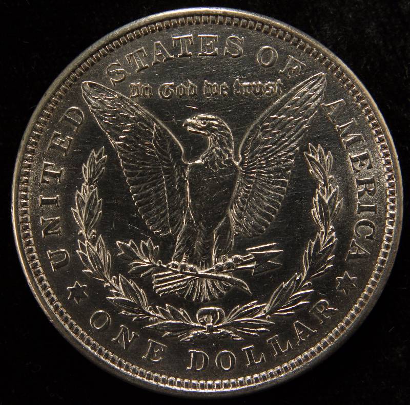 1921 MORGAN SILVER DOLLAR UNC DETAILS