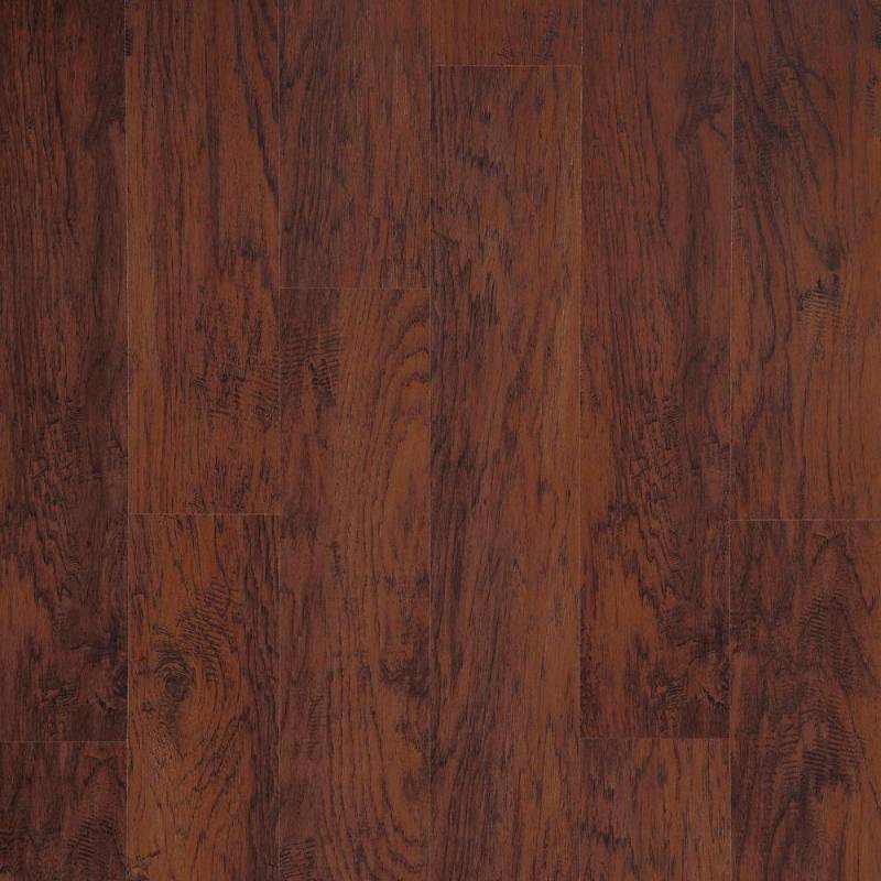 Flooring Lot Of Dark Brown Hickory 7 Mm Thick X 8 1 32 In Wide X