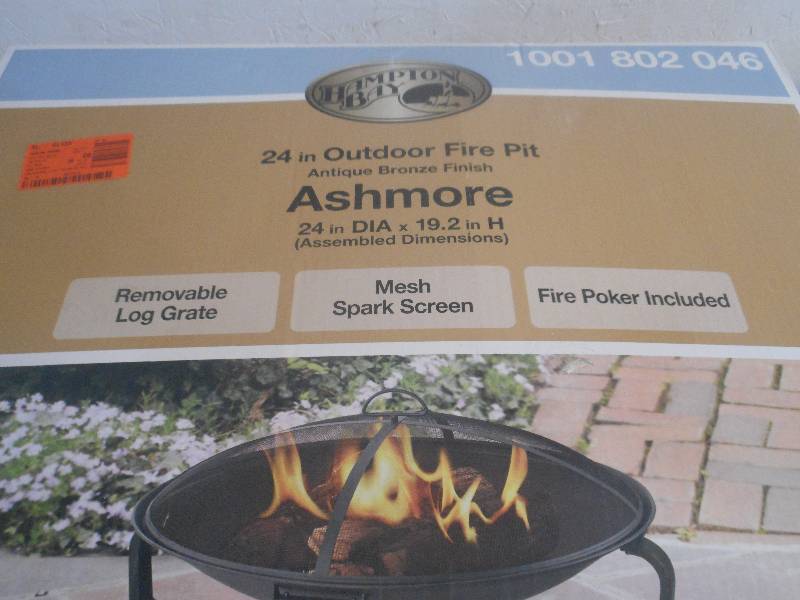 Hampton Bay 24 In Ashmore Round Steel Fire Pit June 2017