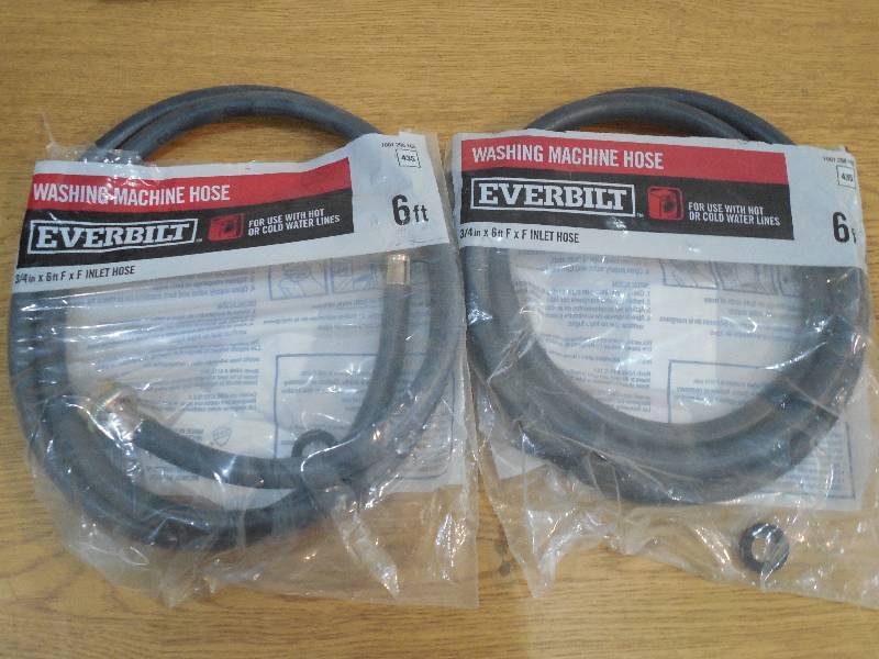 (2) WASHING MACHINE HOSE HOOKUPS
