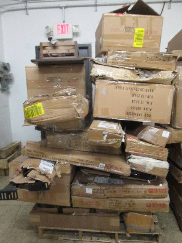 Pallet of Furniture Damaged or Mis...