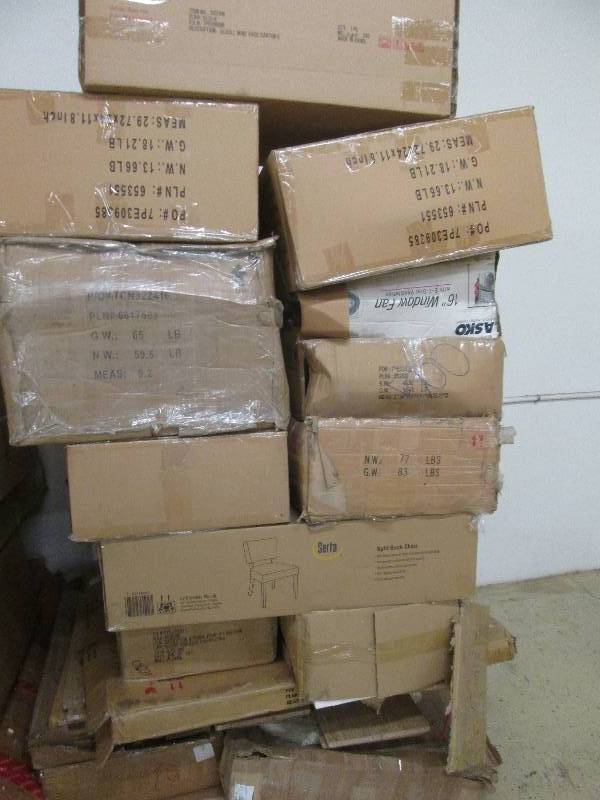 Pallet of Furniture Damaged or Mis...