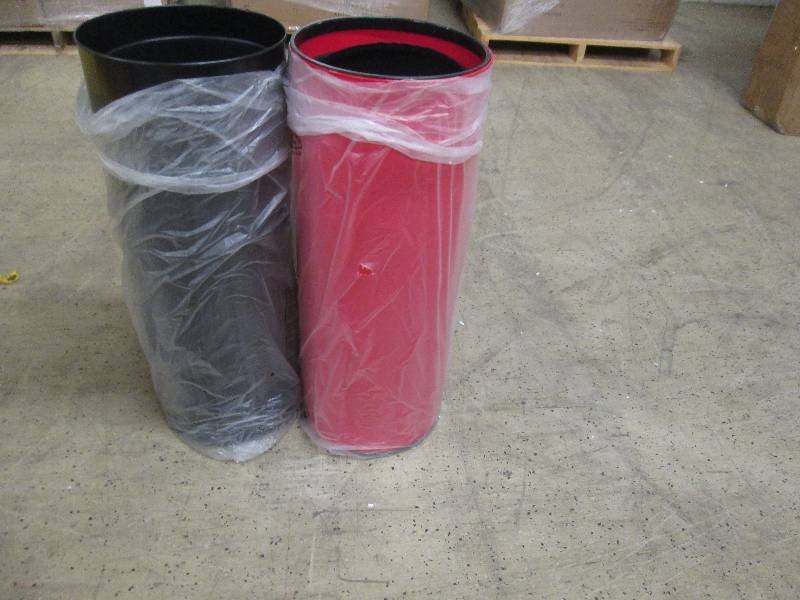 Lot of 2 Trash Bins with liners- no...