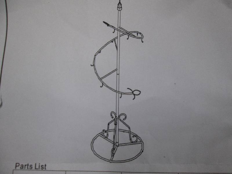 Spiral Metal Rack open box Assembly...