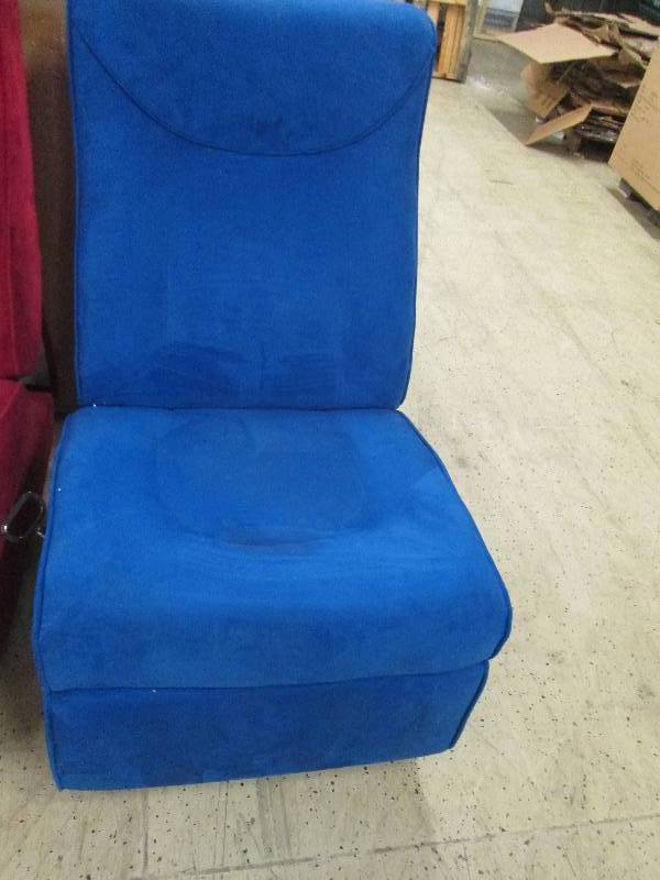 Blue Rocker Recliner - no arms...
