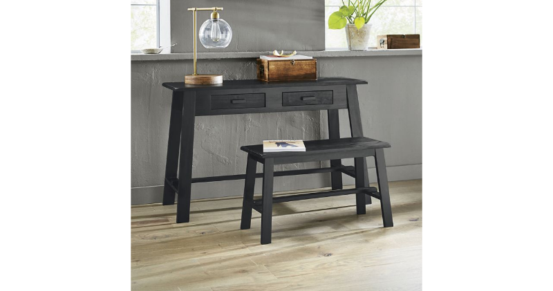 Rustic Desk and Bench open box Reta...