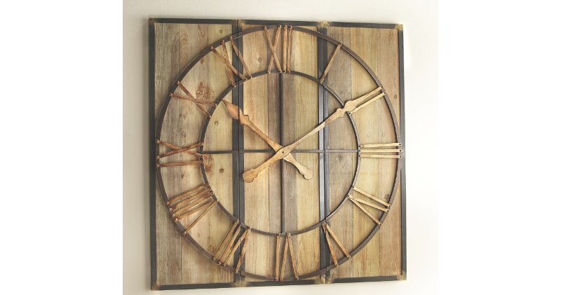3-Piece Clock Art open box Retail $...