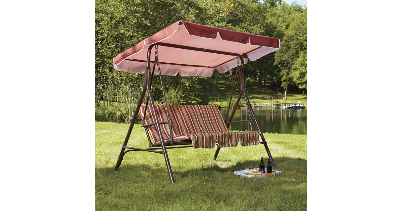 Striped Lawn Swing open box Retail ...