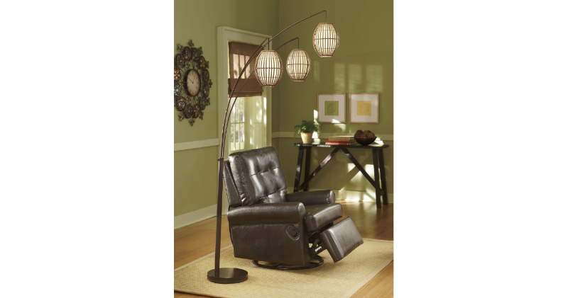 3 Headed Floor Lamp open box, untes...