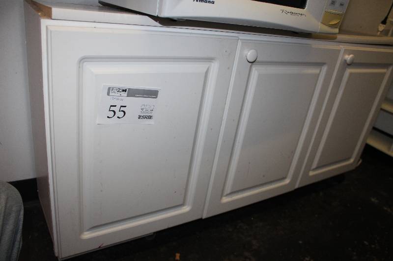 lot 55 image: 2-Door 2-Shelf Cabinet