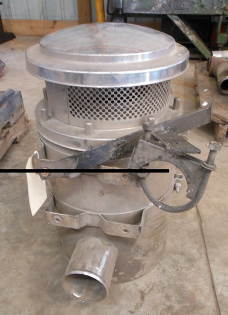 lot 14 image: Stainless Steel Donaldson Air Filter Housing with Stainless Steel Mounting Brackets