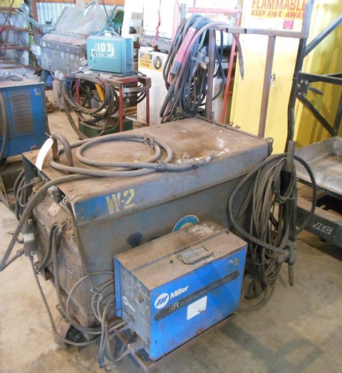 lot 17 image: Welder Miller MP-65E and Millermatic Porta Mig