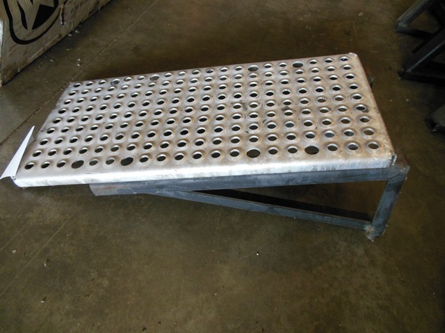 lot 56 image: Aluminum Deck Plate with Heavy Duty Frame Brackets