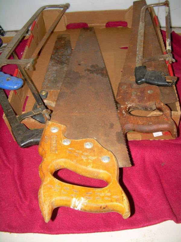 6 HAND SAWS