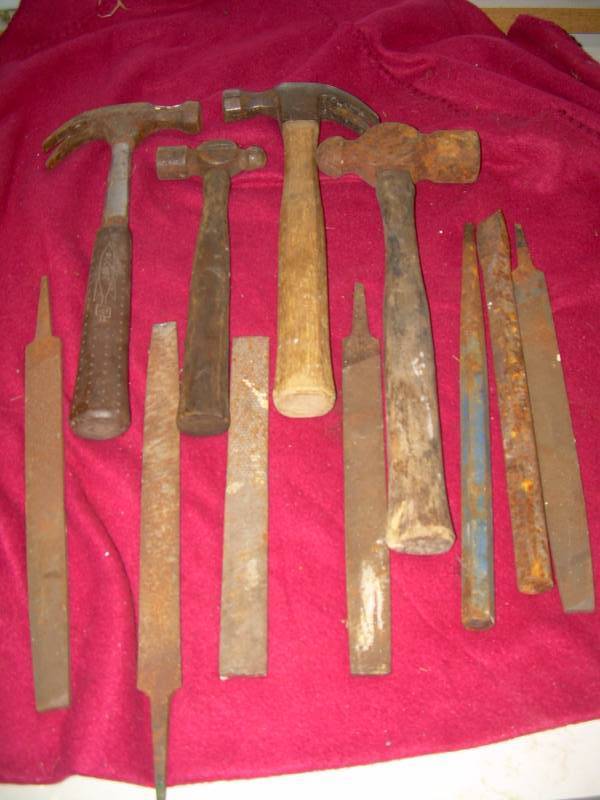 PUNCHES , FILES AND HAMMERS